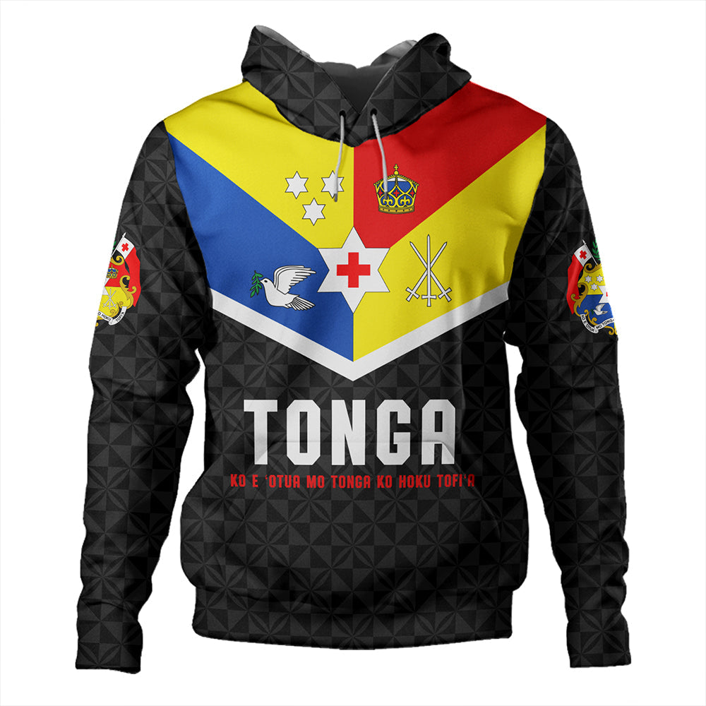 Tonga Hoodie Custom Coat Of Arm Sport Style-Myprintsy