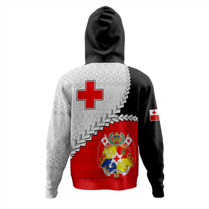 Tonga Hoodie Design Flag With Ngatu Pattern-Myprintsy