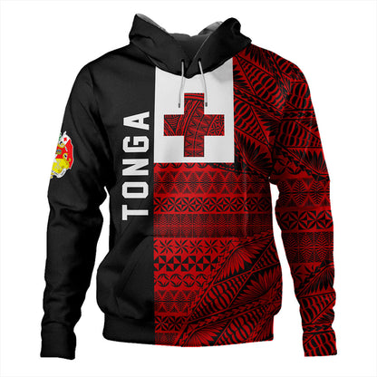 Tonga Hoodie Flag Ngatu Pattern Style-Myprintsy