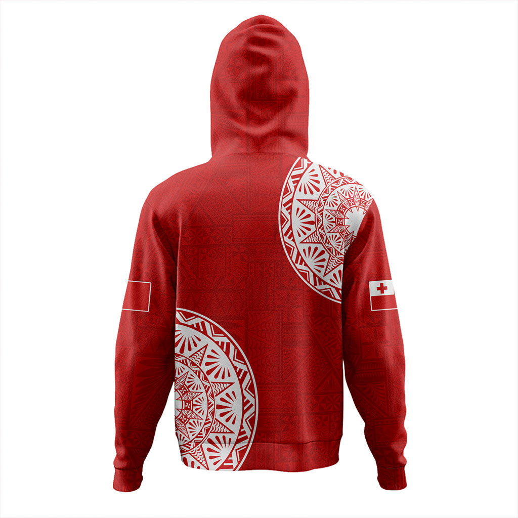 Tonga Hoodie Kingdom of Tonga Ngatu Pattern Circle-Myprintsy