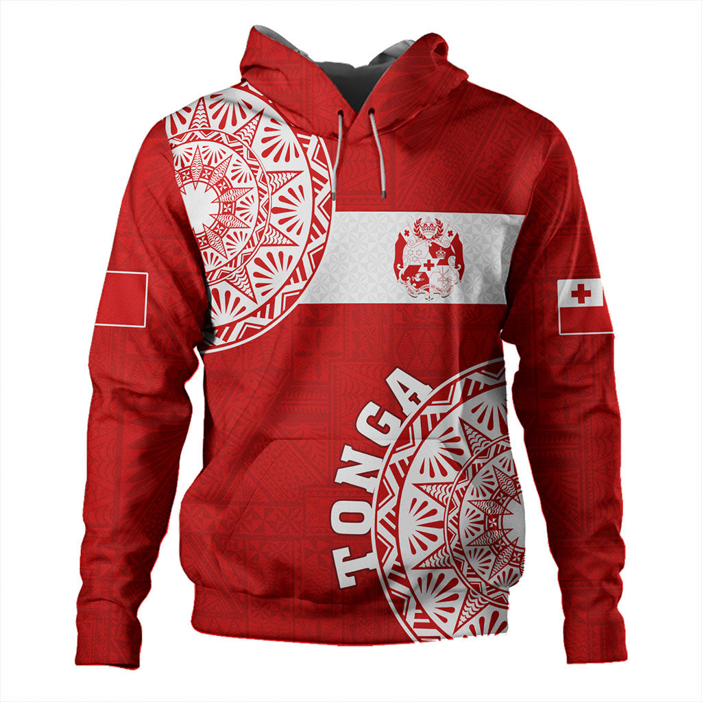 Tonga Hoodie Kingdom of Tonga Ngatu Pattern Circle-Myprintsy