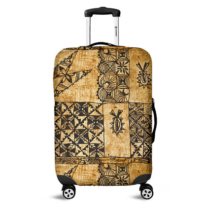 Tonga Luggage Cover Tapa Cloth Vintage-Myprintsy