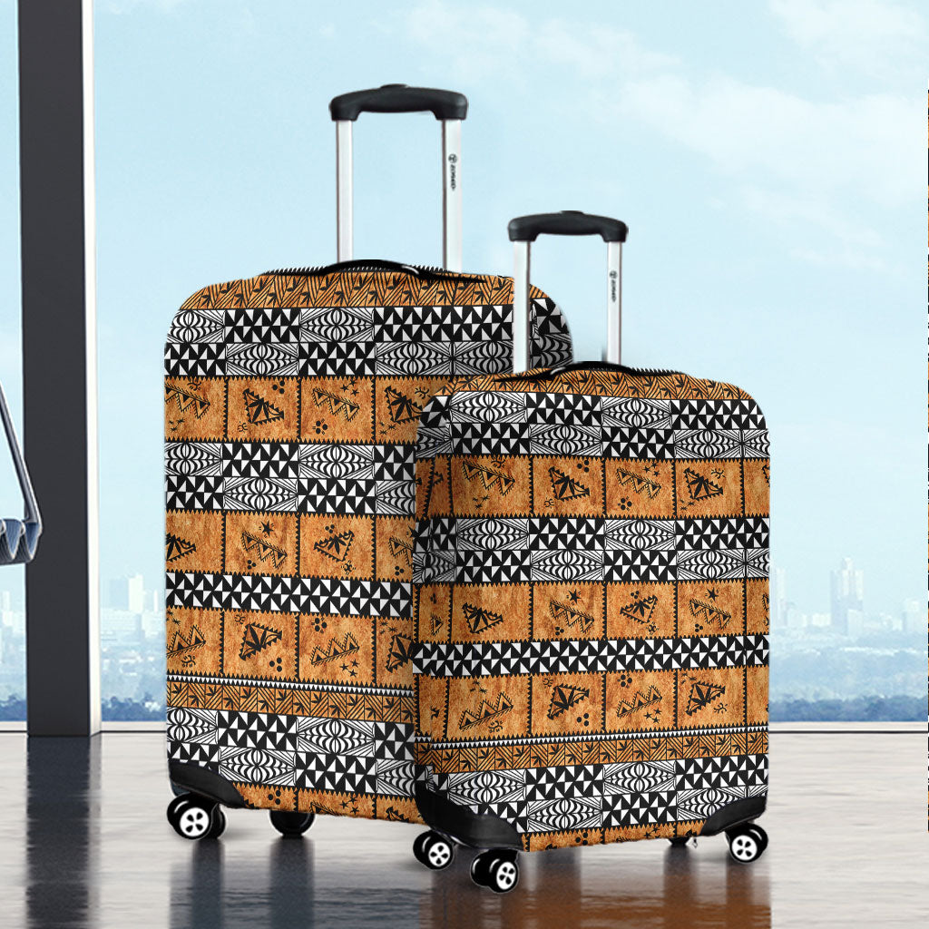 Tonga Luggage Cover Tapa Pattern
