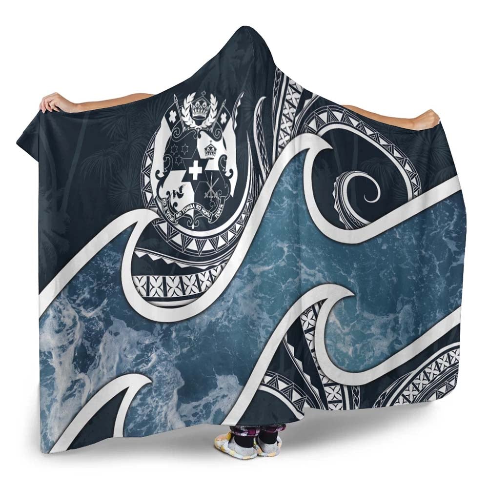 Tonga Polynesian Hooded Blanket - Ocean Style-Myprintsy