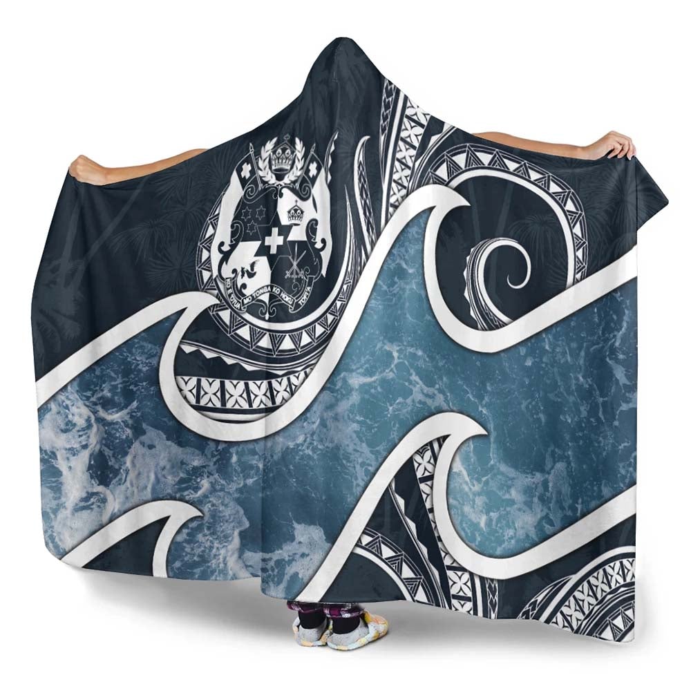Tonga Polynesian Hooded Blanket - Ocean Style-Myprintsy