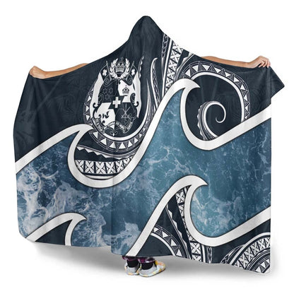 Tonga Polynesian Hooded Blanket - Ocean Style-Myprintsy