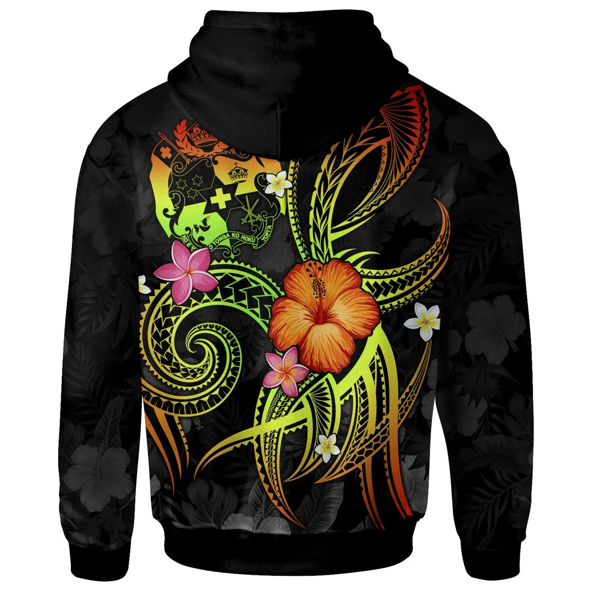 Tonga Polynesian Hoodie - Legend of Tonga (Reggae)-Myprintsy