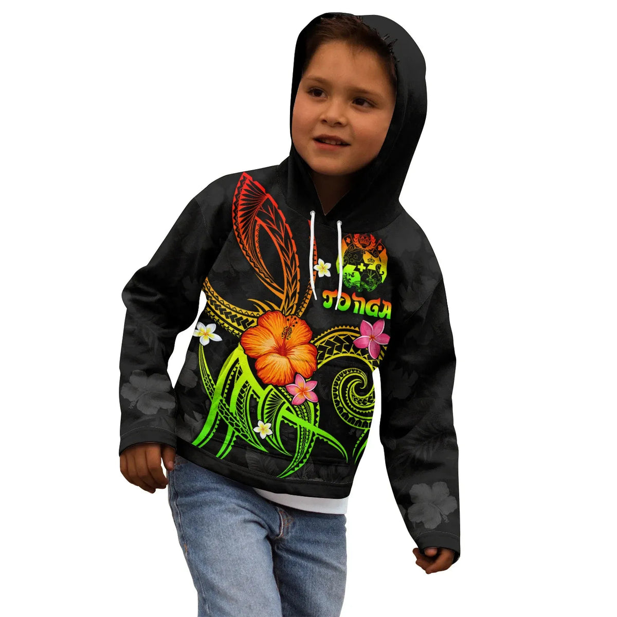 Tonga Polynesian Hoodie - Legend of Tonga (Reggae)-Myprintsy