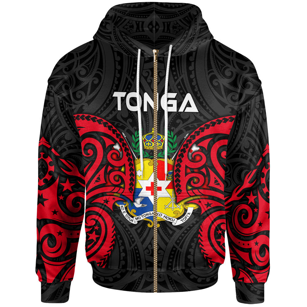 Tonga Polynesian Hoodie - Tongan Spirit-Myprintsy