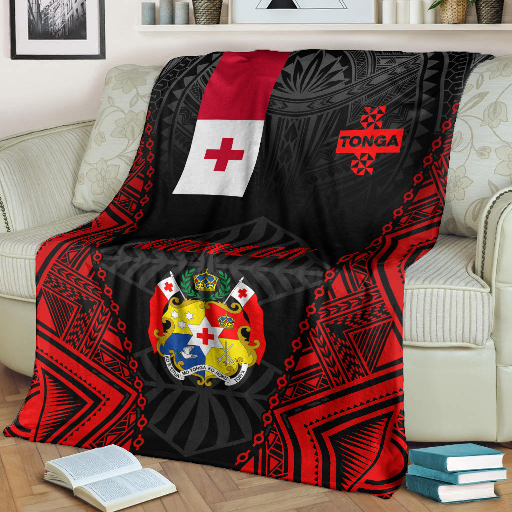 Tonga Premium Blanket - National Day Tonga Polynesian-Myprintsy