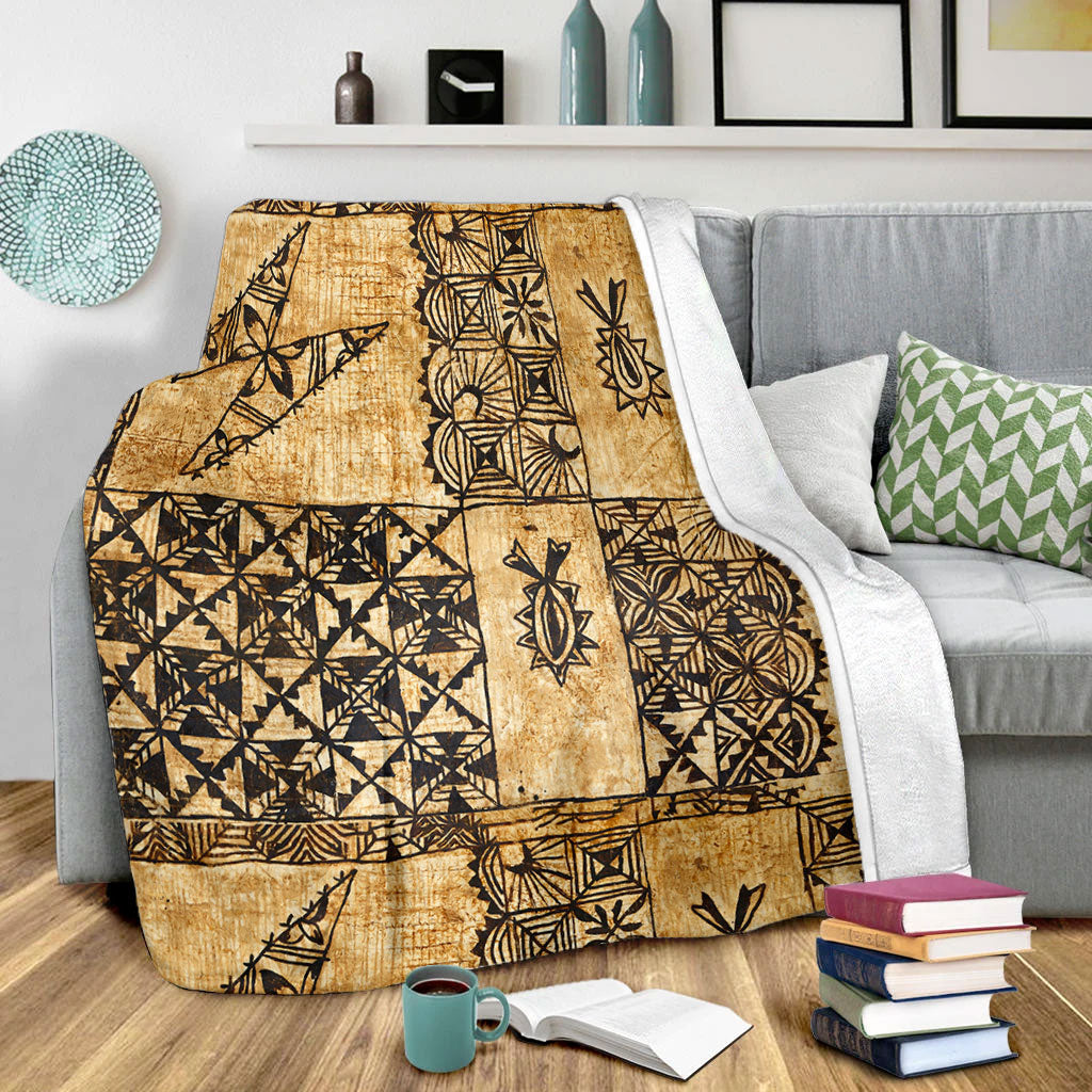 Tonga Premium Blanket Tapa Cloth Vintage-Myprintsy