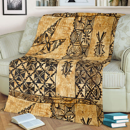 Tonga Premium Blanket Tapa Cloth Vintage-Myprintsy