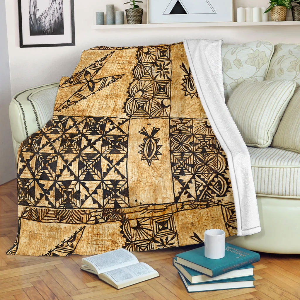 Tonga Premium Blanket Tapa Cloth Vintage-Myprintsy