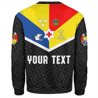 Tonga Sweatshirt Custom Coat Of Arm Sport Style-Myprintsy