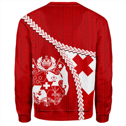 Tonga Sweatshirt Ngatu Tapa Pride Style-Myprintsy