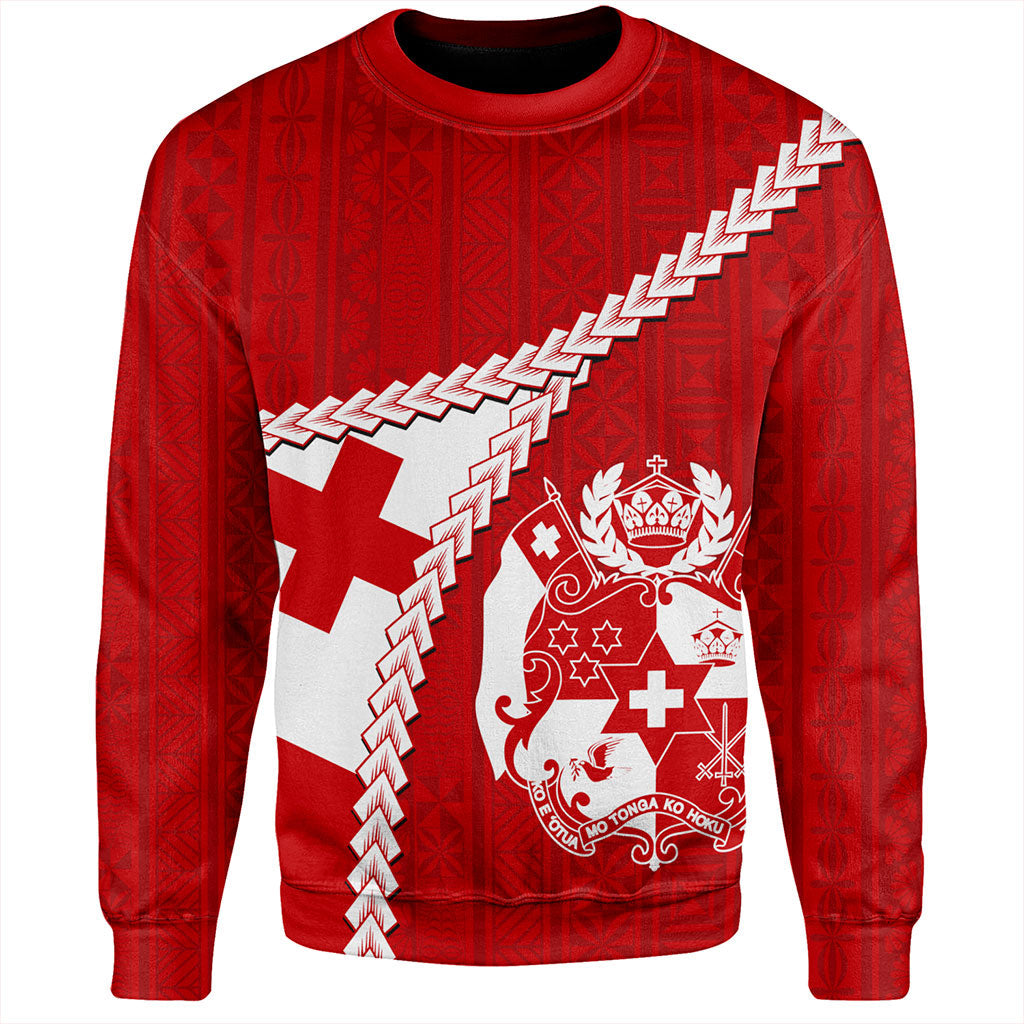 Tonga Sweatshirt Ngatu Tapa Pride Style-Myprintsy