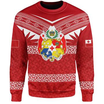 Tonga Sweatshirt Ngatu Tattoo Island Unique Style-Myprintsy