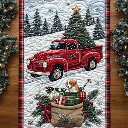 Tree Farm Adventure Quilted Table Runner VTQ-Myprintsy