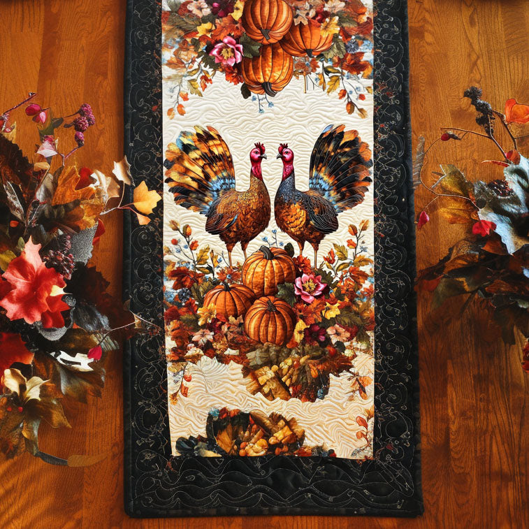 Turkey Time Quilted Table Runner VTQ-Myprintsy
