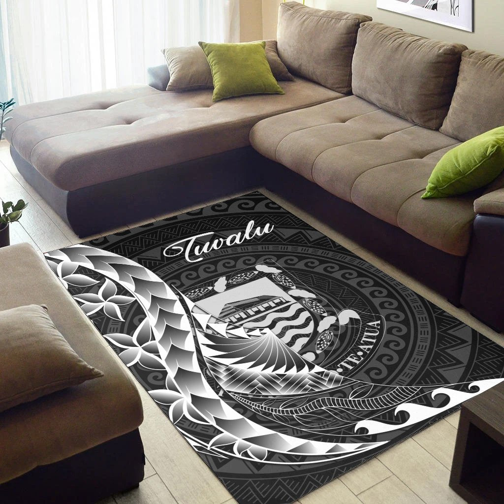 Tuvalu Area Rug - Polynesian Pattern Style-Myprintsy