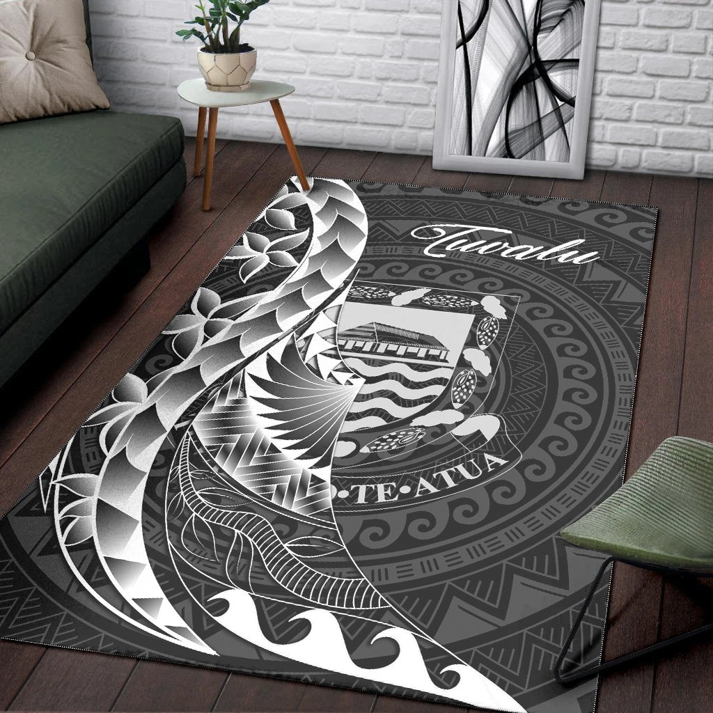 Tuvalu Area Rug - Polynesian Pattern Style-Myprintsy