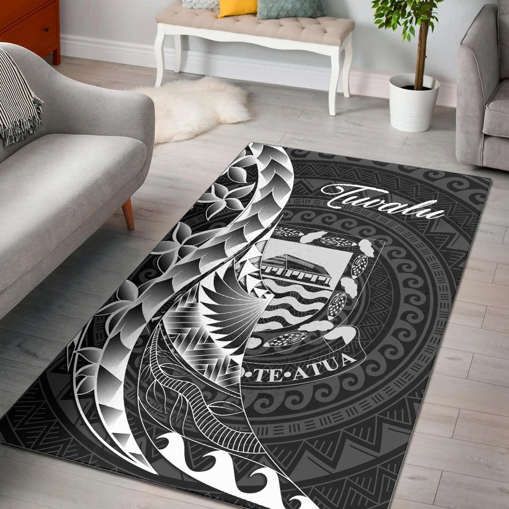 Tuvalu Area Rug - Polynesian Pattern Style-Myprintsy