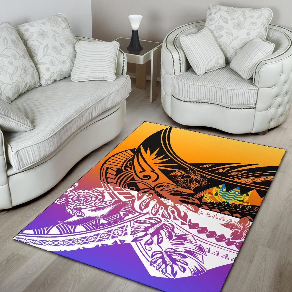 Tuvalu Area Rug - Tribal Jungle Pattern-Myprintsy