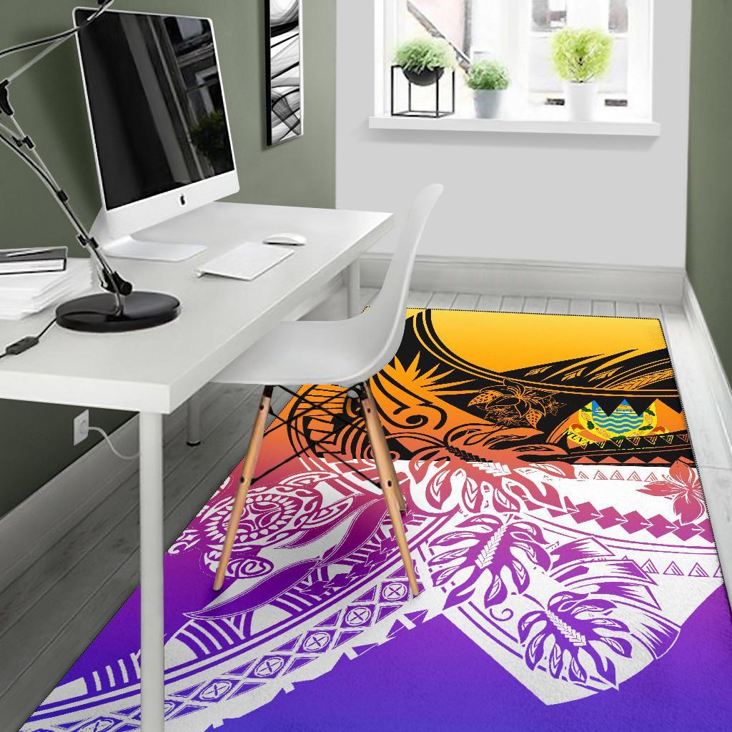 Tuvalu Area Rug - Tribal Jungle Pattern-Myprintsy
