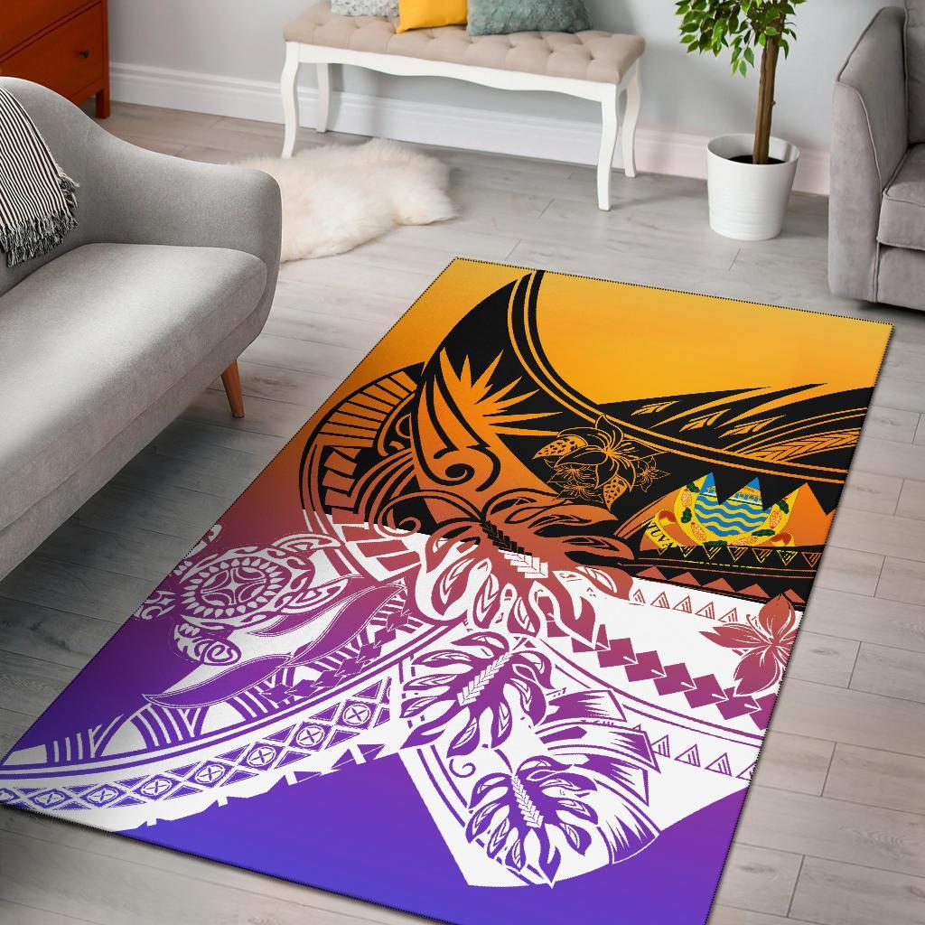 Tuvalu Area Rug - Tribal Jungle Pattern-Myprintsy
