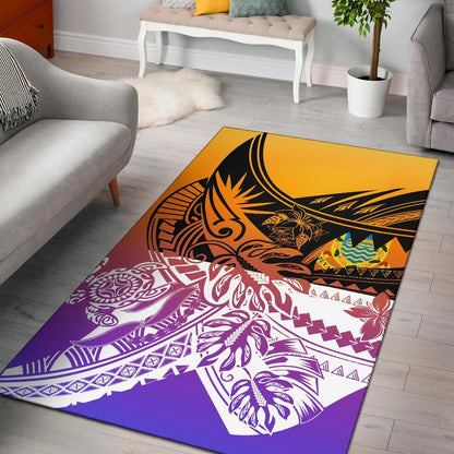 Tuvalu Area Rug - Tribal Jungle Pattern-Myprintsy