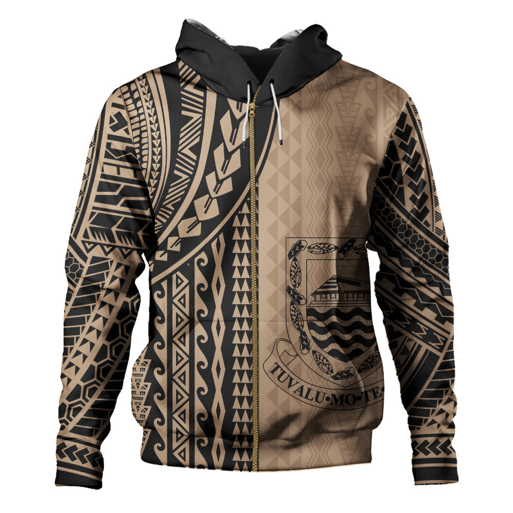 Tuvalu Hoodie Polynesian Tattoo-Myprintsy