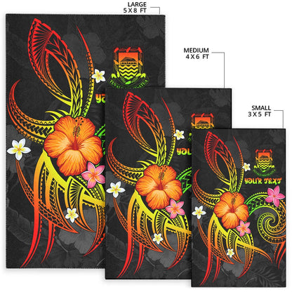 Tuvalu Polynesian Personalised Area Rug - Legend of Tuvalu (Reggae)-Myprintsy