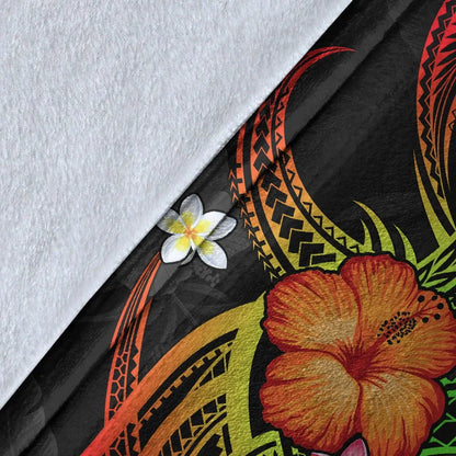 Tuvalu Polynesian Personalised Premium Blanket - Legend of Tuvalu (Reggae)-Myprintsy