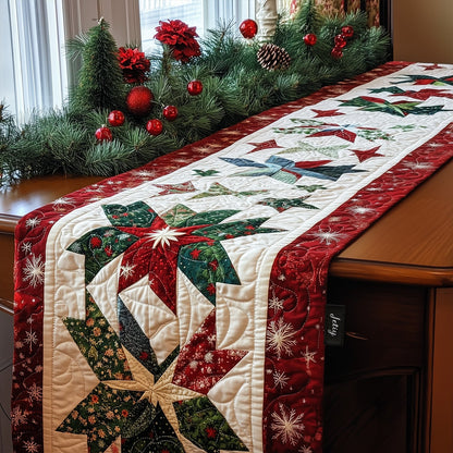 Twinkling Tidings Quilted Table Runner VTQ-Myprintsy