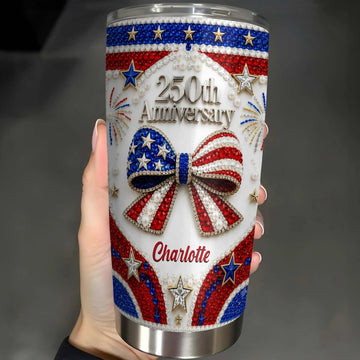 USA 250th Anniversary - Personalized Tumbler Cup-Myprintsy