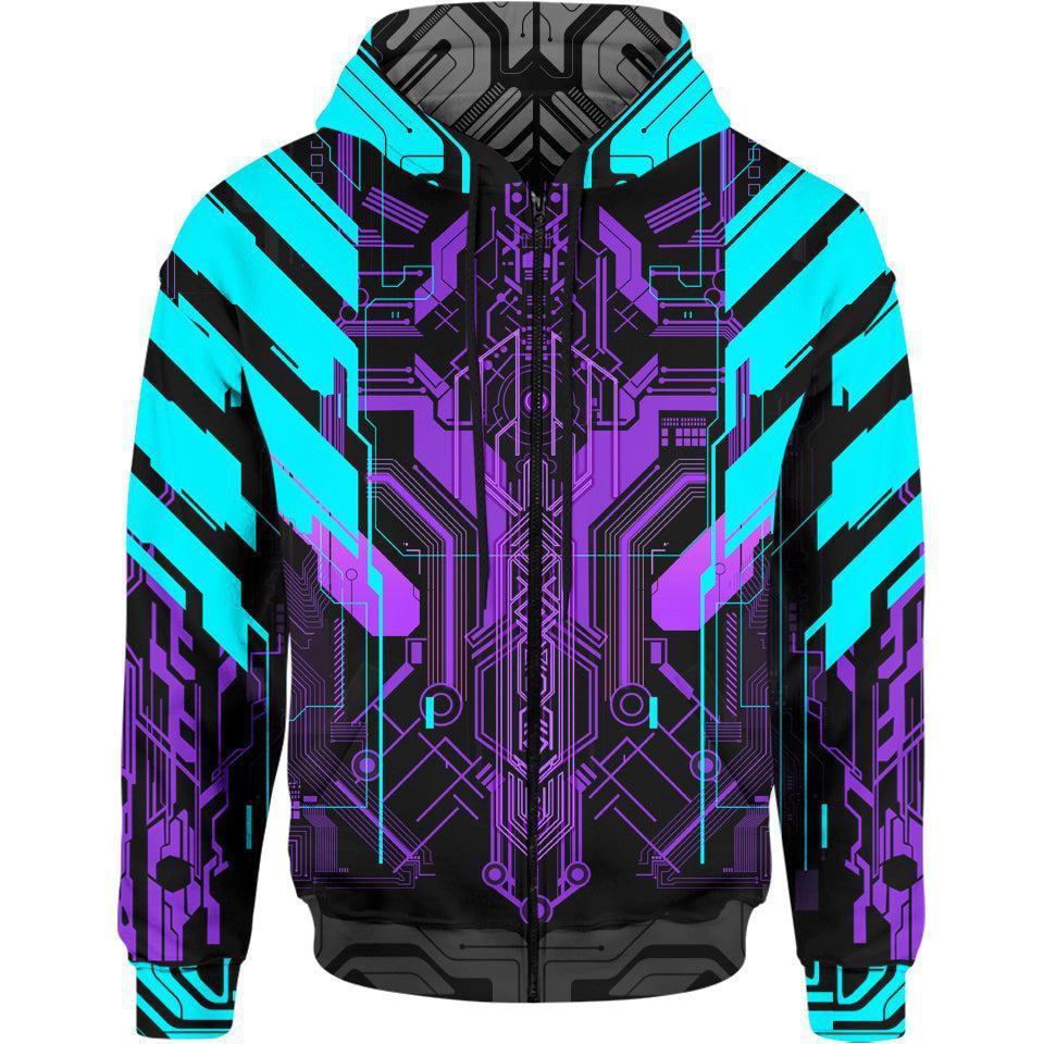Ultraviolet Zip Hoodie
