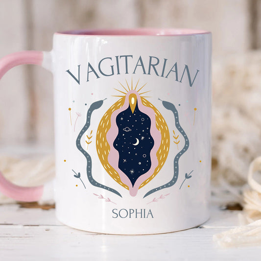 Vagitarian Mug - Personalized Accent Mug-Myprintsy