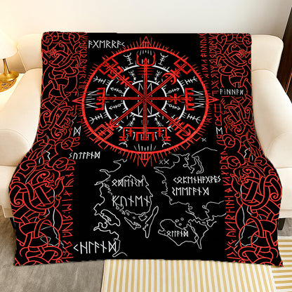 Vegvisir Blanket - Ember Edition-Myprintsy