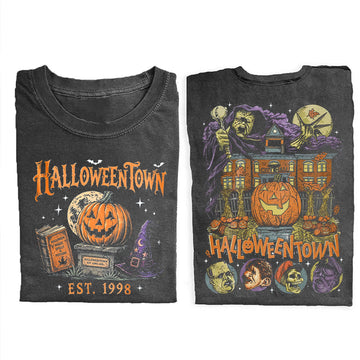 Vintage Halloween Spooky Season - Personalized Shirt-Myprintsy
