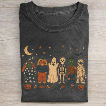Vintage Halloween Spooky Season - Personalized Shirt-Myprintsy