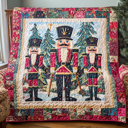 Vintage Toy Soldiers Quilted Blanket VTQ-Myprintsy