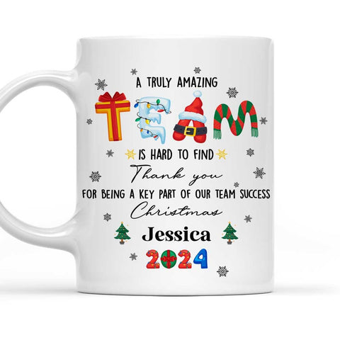 Thank You For A Truly Amazing Team - Personalized Coffee Mug