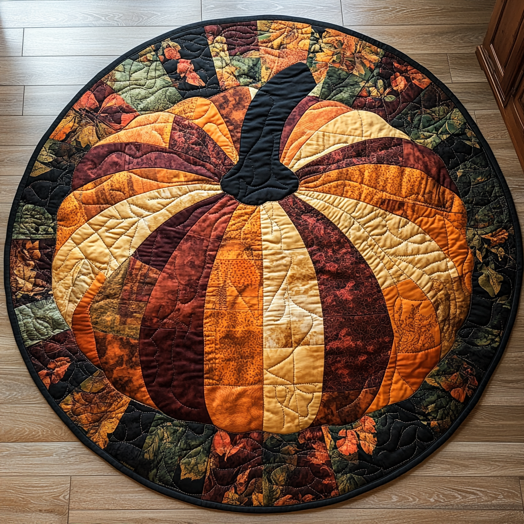 Warm Breeze Quilted Round Mat VTQ-Myprintsy