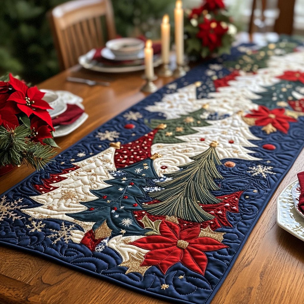 Warm Cabin Quilted Table Runner VTQ-Myprintsy