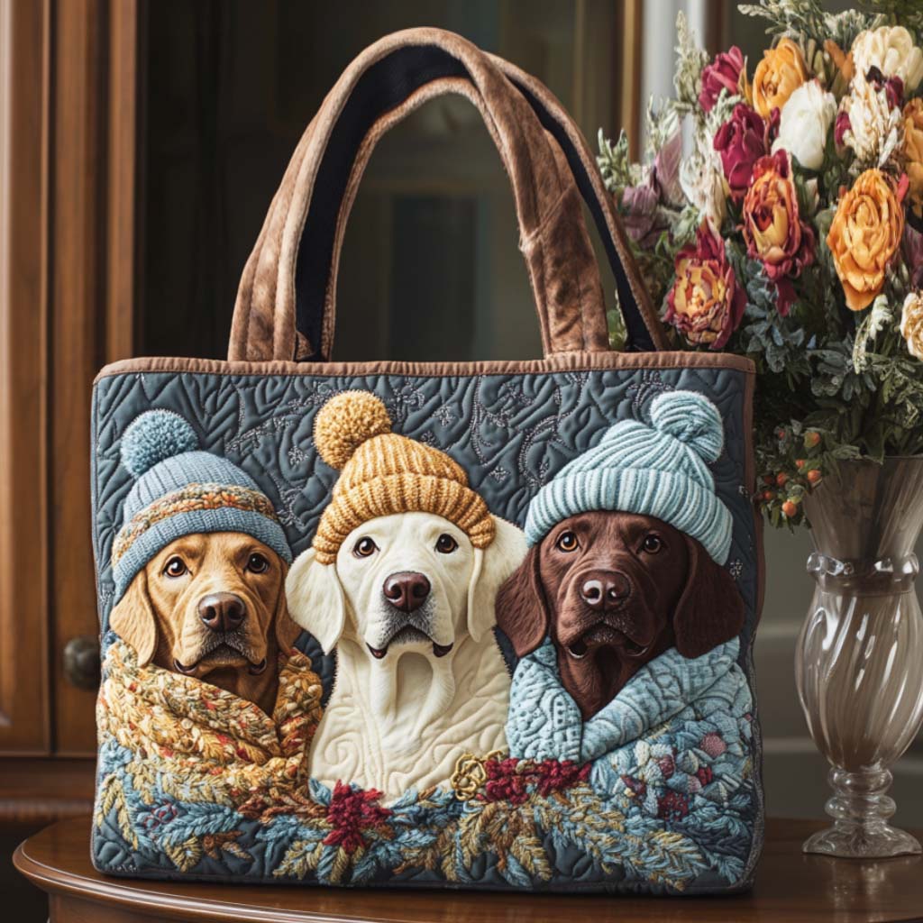 Warm Companions Quilted Tote Bag VTQ-Myprintsy