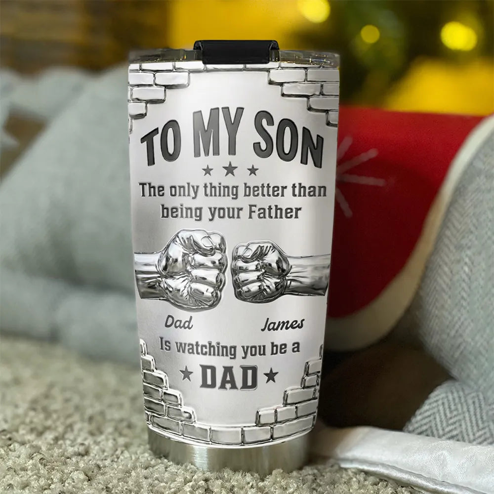 Watching You Grow - Personalized 3D Effect Tumbler-Myprintsy