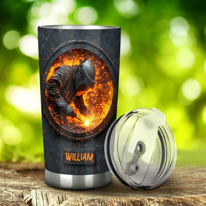Welder Man - Personalized Welder Tumbler - Gift For Welder-Myprintsy