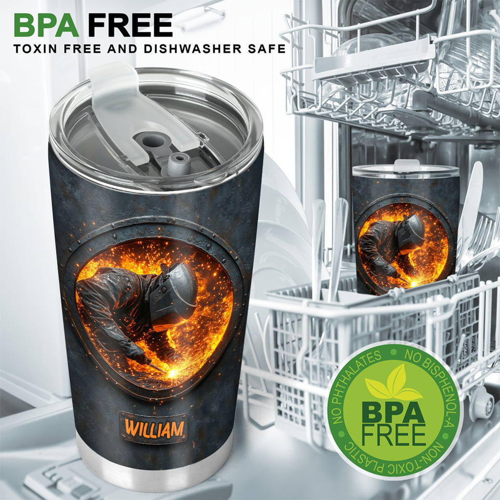 Welder Man - Personalized Welder Tumbler - Gift For Welder-Myprintsy