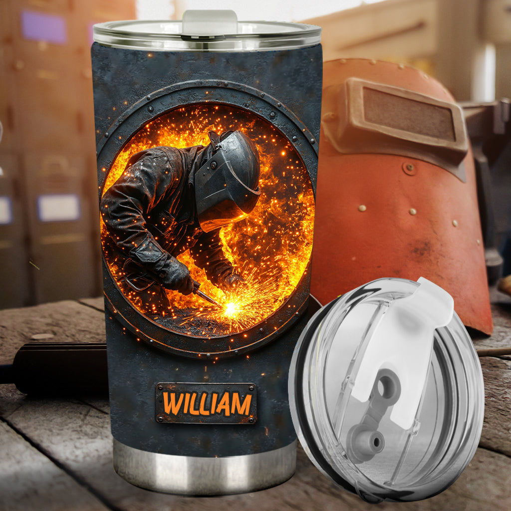 Welder Man - Personalized Welder Tumbler - Gift For Welder-Myprintsy