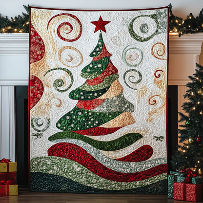 Whimsical Tree Quilted Blanket VTQ-Myprintsy